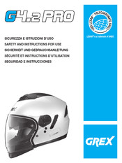 GREX G4.2 PRO Safety And Instructions For Use