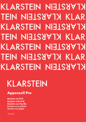 Klarstein Appenzell Pro Manual