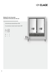 CLAGE DSX Series Instructions For The User
