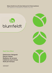 Blumfeldt Heat Guru Silver Manual