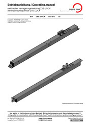 SIMON RWA ZVE-LOCK Operating Manual