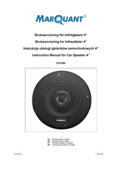 Marquant 610-090 Instruction Manual