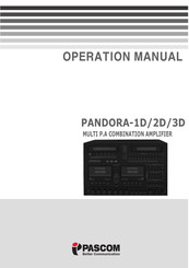 pascom PANDORA-3D Operation Manual