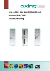 axing SKM 80-00M Operation Instructions Manual