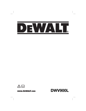 Dewalt DWV900L Original Instructions Manual