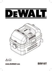 Dewalt DXV15T Original Instructions Manual