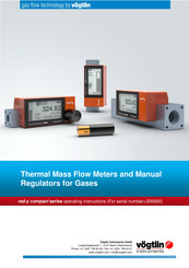 Vogtlin red-y compact GCS Operating Instructions Manual
