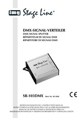 IMG STAGELINE SR-103DMX Instruction Manual