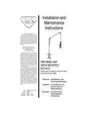 T&S B-0124 Installation And Maintenance Instructions Manual