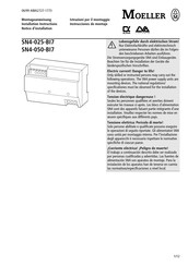 Moeller SN4-050-BI7 Installation Instructions Manual