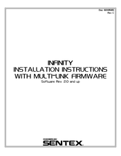 Chamberlain SENTEX Infinity Series Installation Instructions Manual
