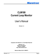 Maretron CLM100 User Manual