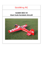 GoldWing RC SU26M 30CC V4 Manual