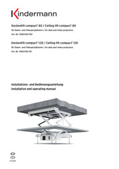 Kindermann Compact 2  80 Installation And Operating Manual