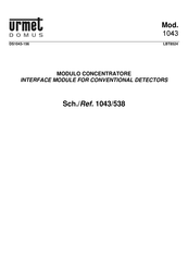 Urmet Domus Domus 1043/538 Manual