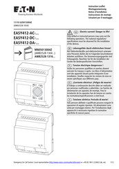 Eaton EASY412-DC Series Instruction Leaflet
