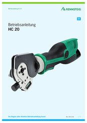 RENNSTEIG HC 20 Operating Manual