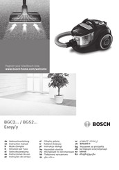Bosch BGS?2 series easyy'y Instruction Manual