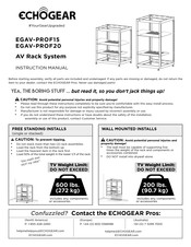 Echogear EGAV-PROF15 Instruction Manual