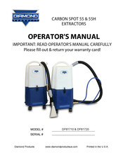 Diamond Products CARBON SPOT 55H Operator's Manual