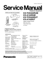 Panasonic KX-TCD450RUM Service Manual