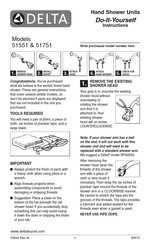 Delta 51751 Do-It-Yourself Instructions