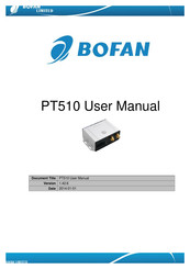 Bofan PT510 User Manual