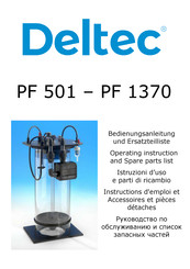Deltec PF 601 Operating Instructions And Spare Parts List