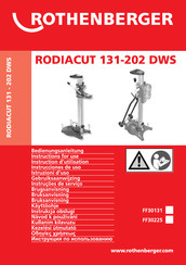 Rothenberger RODIACUT 131 DWS Instructions For Use Manual