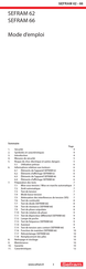 SEFRAM 62 User Manual
