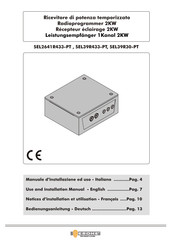 Erone SEL2641R433-PT Use And Installation  Manual