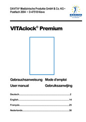 Davita VITAclock Premium User Manual