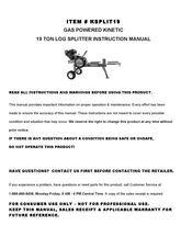 Buffalo Tools KSPLIT19 Instruction Manual