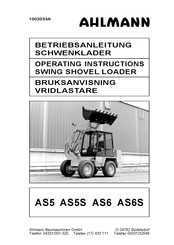 ahlmann AS6 Operating Instructions Manual