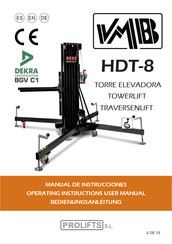PROLIFTS VMB HDT-8 Operating Instructions & User Manual