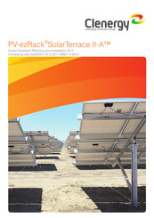 Clenergy PV-ezRack SolarTerrace II-A Manual