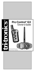 Tri-Tronics Pro G3 series Owner's Manual