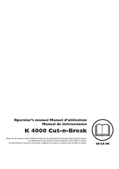 Husqvarna K 4000 Cut-n-Break Operator's Manual