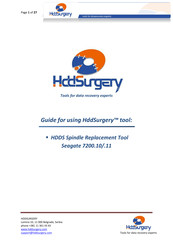HddSurgery Seagate 7200.10 Manual