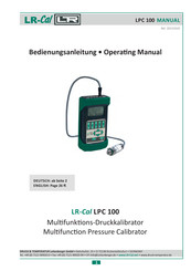 LR-Cal LPC 100 Operating Manual