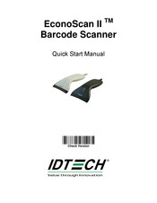 IDTECH EconoScan II Quick Start Manual