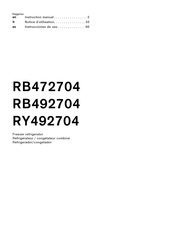 Gaggenau RB472704 Instruction Manual