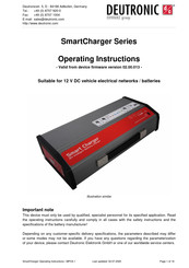Deutronic SmartCharger Series Operating Instructions Manual