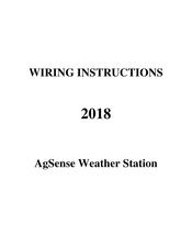 AgSense Weather Station Wiring Instructions