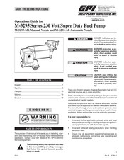 Gpi M-3295 Series Operation Manual