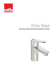 Oras Vega 1812G Installation And Maintenance Manual