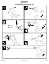 GENICON REUSABLE MONOPOLAR X-SURGE SHAFT HANDLE Instructions For Use Manual