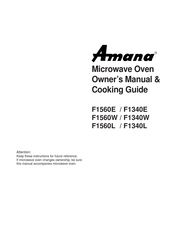 Amana F1560W Owner's Manual