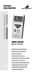 Monacor DMT-2050 Instruction Manual