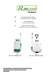 Ribimex RIBILAND PRP080E User And Maintenance Manual